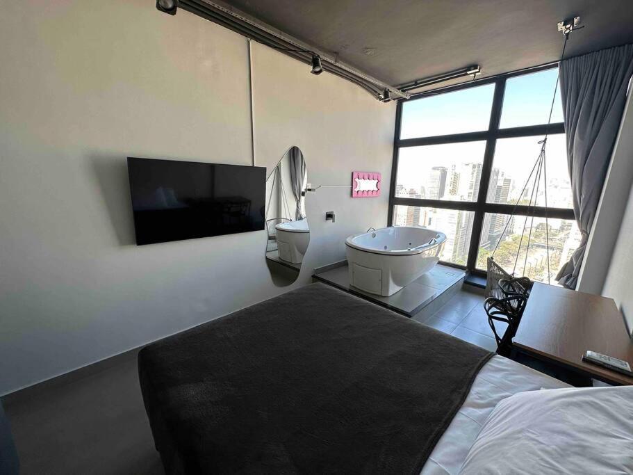 Апартаменти Sky Loft - Andar 41 Сан-Паулу Екстер'єр фото
