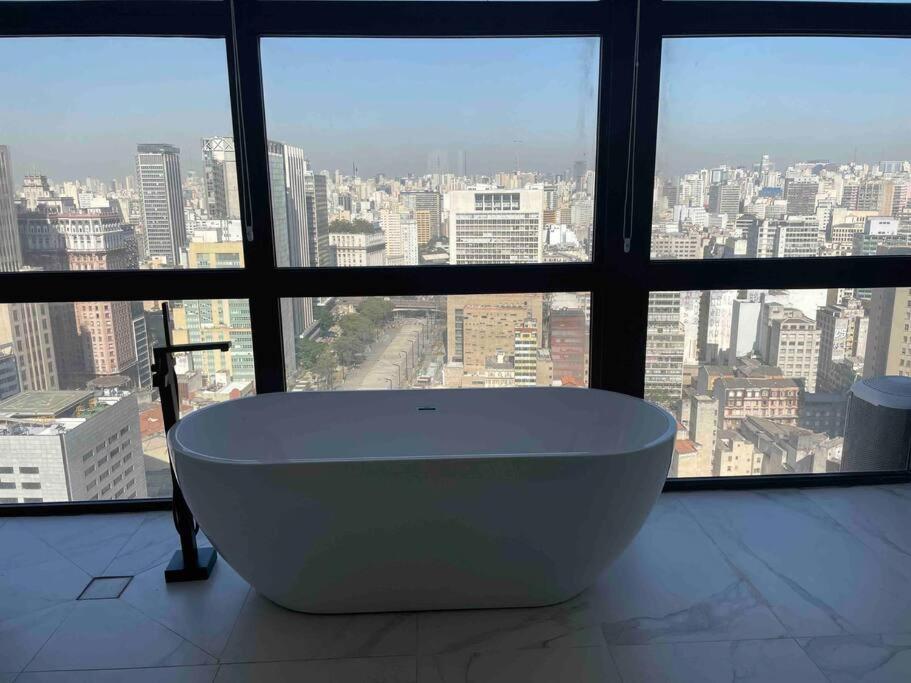 Апартаменти Sky Loft - Andar 41 Сан-Паулу Екстер'єр фото
