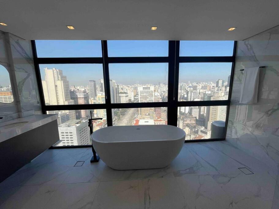 Апартаменти Sky Loft - Andar 41 Сан-Паулу Екстер'єр фото
