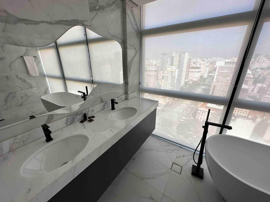 Апартаменти Sky Loft - Andar 41 Сан-Паулу Екстер'єр фото