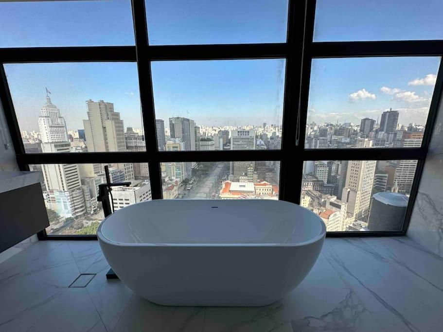 Апартаменти Sky Loft - Andar 41 Сан-Паулу Екстер'єр фото
