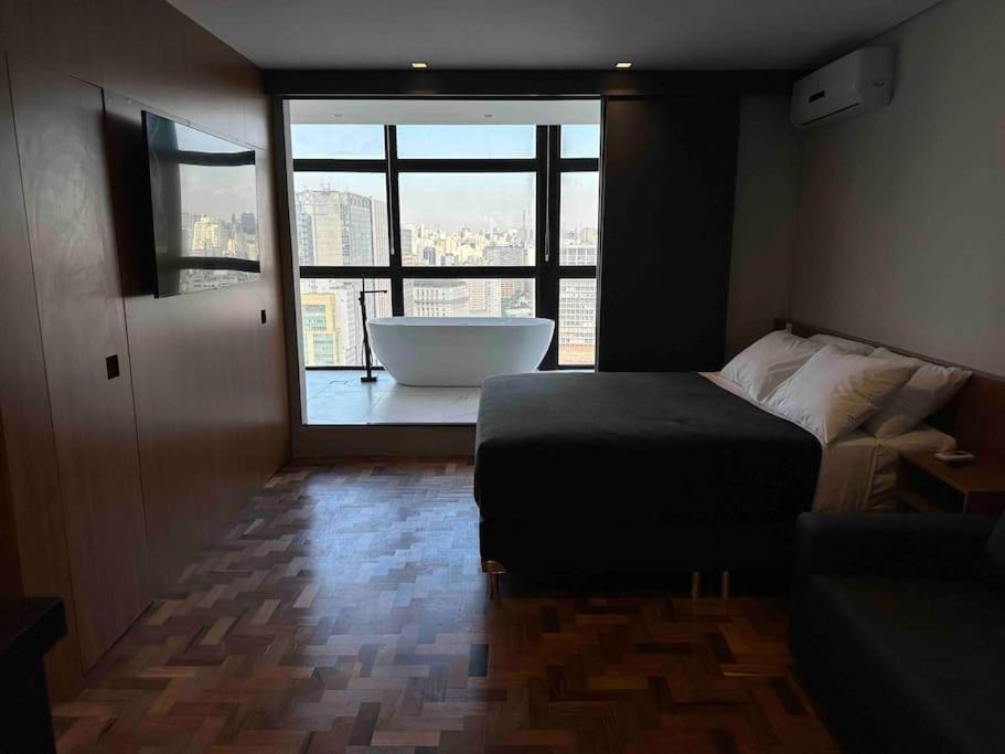 Апартаменти Sky Loft - Andar 41 Сан-Паулу Екстер'єр фото