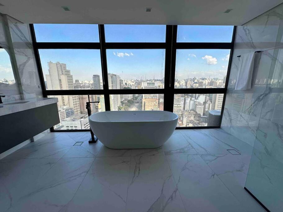 Апартаменти Sky Loft - Andar 41 Сан-Паулу Екстер'єр фото
